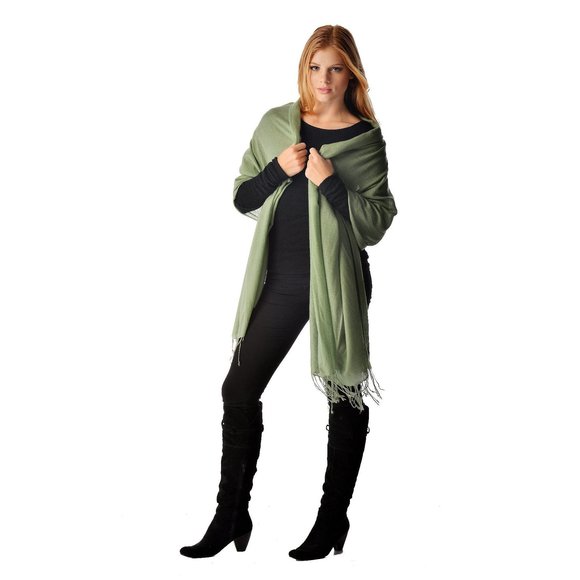 100% Pure Cashmere Pashmina Wrap Stole For Women – Lightweight, Daily Wear,🤟 - Picture 4 of 4